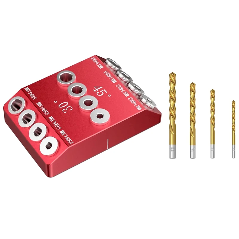 30 45 90 Degree Angle Drill Guide Jig For Angled And Straight Hole Portable All Metal Drill Jig For Railing Stair
30 45 90 Degree Angle Drill Guide Jig For Angled And Straight Hole Portable All Metal Drill Jig For Railing Stair