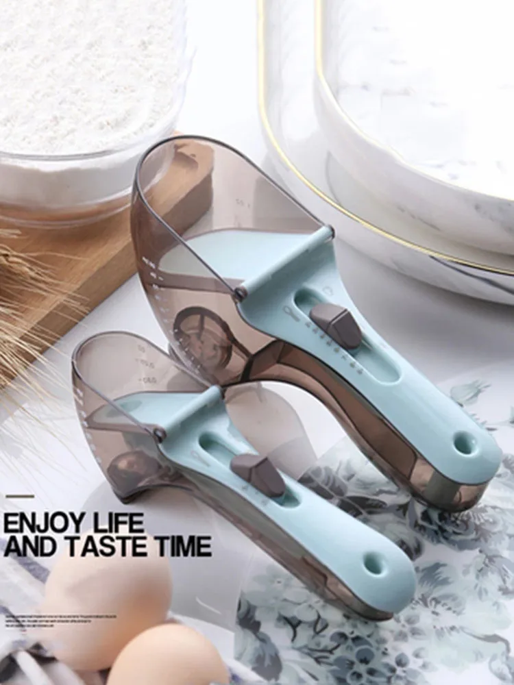Adjustable Measuring Scoop Kitchen Gadgets with Scale Gauge Plastic Portable Metering Spoon Baking Supplies Kitchen Accessories
Adjustable Measuring Scoop Kitchen Gadgets with Scale Gauge Plastic Portable Metering Spoon Baking Supplies Kitchen Accessories