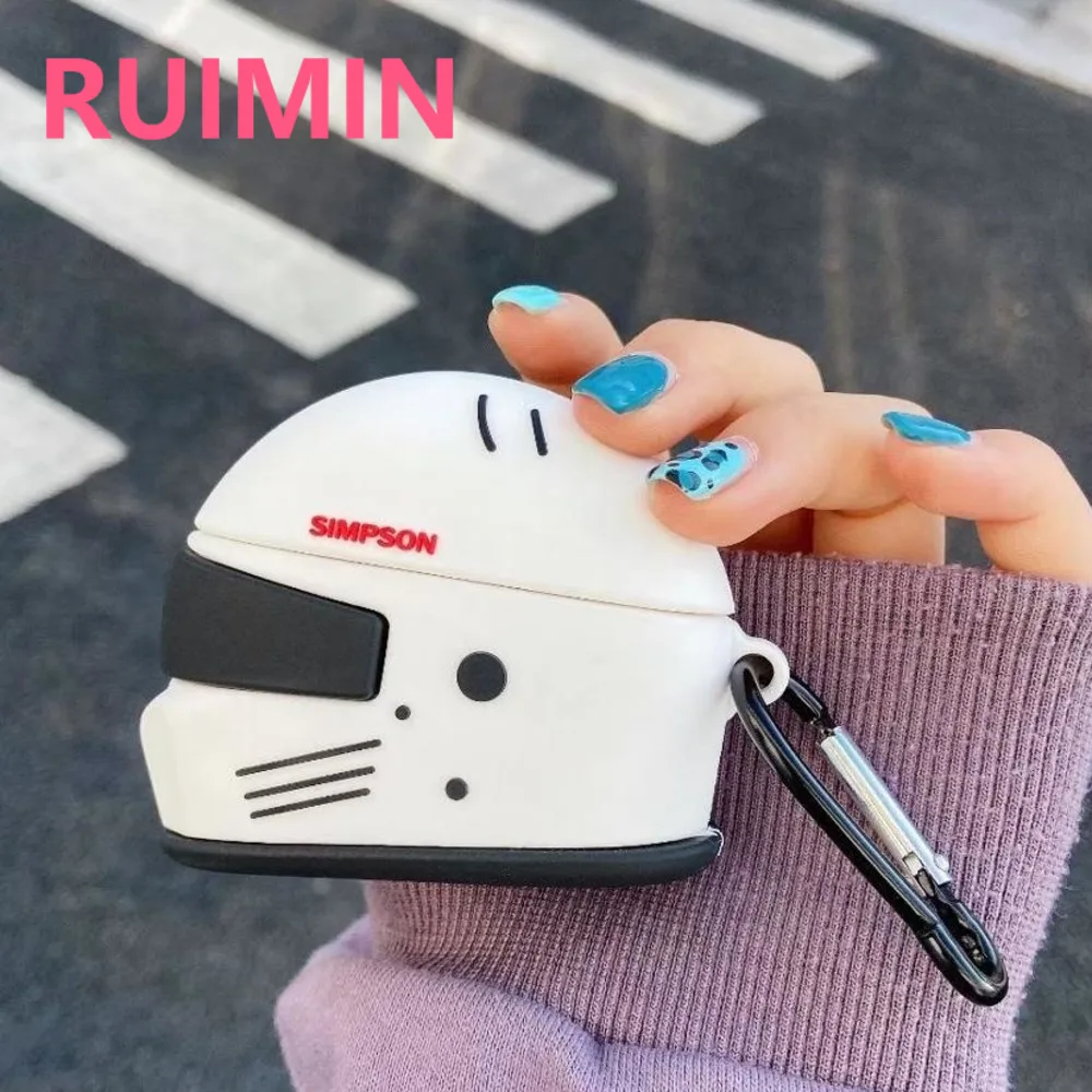 3D Racing Motorcycle Motor Helmet Earphone Case for Airpods 1 2 Silicone Soft Headphonel Cases Protective Cover for air pods Pro
3D Racing Motorcycle Motor Helmet Earphone Case for Airpods 1 2 Silicone Soft Headphonel Cases Protective Cover for air pods Pro