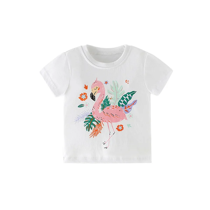 Baby Girls Flamingo Print Tees Summer Cotton Children's Clothes Short Sleeve Cute Toddler Tops Kids Tshirts
Baby Girls Flamingo Print Tees Summer Cotton Children's Clothes Short Sleeve Cute Toddler Tops Kids Tshirts