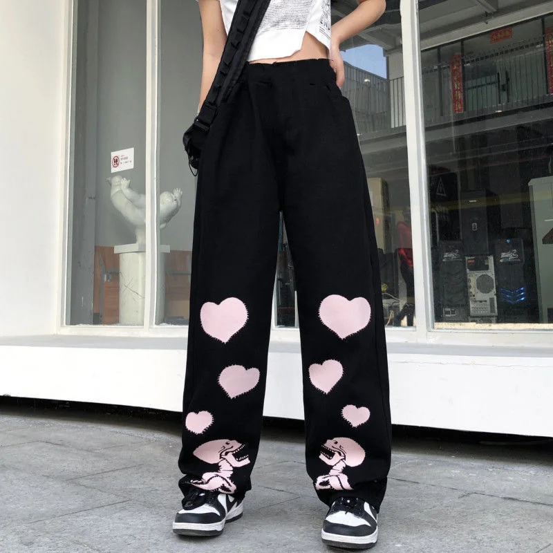 2022 New Black Trousers Dark Street Skull Print Straight Tube Wide Leg High Waist Loose Thin Casual Pants
2022 New Black Trousers Dark Street Skull Print Straight Tube Wide Leg High Waist Loose Thin Casual Pants