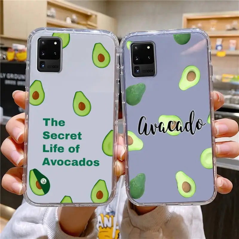 Cute Avocado Phone Case For Samsung Galaxy S10 S10e A70 Edge S22 S23 Plus Ultra Note10 Transparent Cove
Cute Avocado Phone Case For Samsung Galaxy S10 S10e A70 Edge S22 S23 Plus Ultra Note10 Transparent Cove