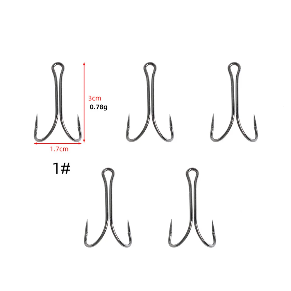 Sharpened Fishing Hooks Accessories Black High Carbon Steel Hook Dual Parts Replacement Saltwater Double Durable
Sharpened Fishing Hooks Accessories Black High Carbon Steel Hook Dual Parts Replacement Saltwater Double Durable
