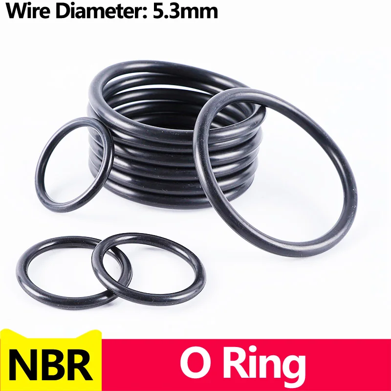 

Уплотнительное кольцо NBR, уплотнительная прокладка, нитриловые резиновые шайбы для ремонта автомобиля, автомобиля, внутренняя диаметром 5,3 мм