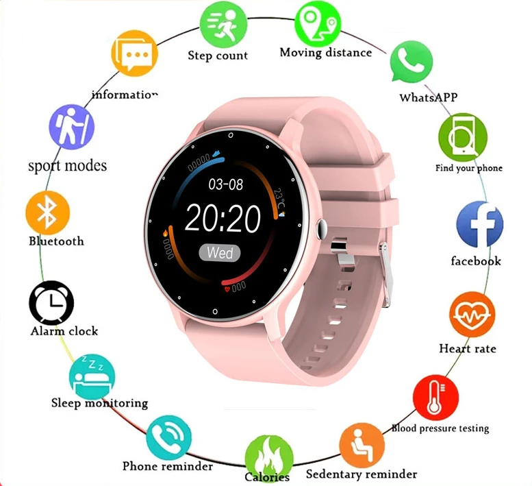 For Apple Huawei Xiaomi 2 Piece Sports Fitness Smart Watch Sleep Heart Rate Monitoring Waterproof Watch Smart Watch Women
For Apple Huawei Xiaomi 2 Piece Sports Fitness Smart Watch Sleep Heart Rate Monitoring Waterproof Watch Smart Watch Women