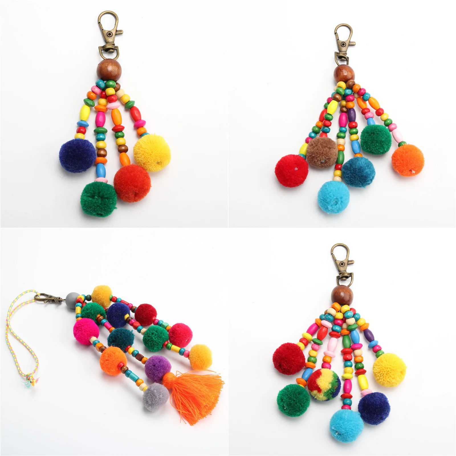 Women New Fashion Diy Key Chain Classic Wild Color Hair Ball Ethnic Style Car Key Ring K5103
Women New Fashion Diy Key Chain Classic Wild Color Hair Ball Ethnic Style Car Key Ring K5103