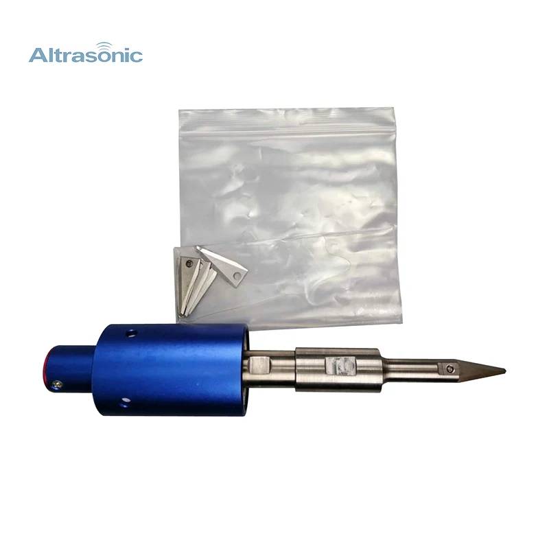 30kHz Suitable Hand-held Ultrasound Plastic non-woven fabric Cutter Knife blade Easy to Operate ultrasonic cutting machine
30kHz Suitable Hand-held Ultrasound Plastic non-woven fabric Cutter Knife blade Easy to Operate ultrasonic cutting machine