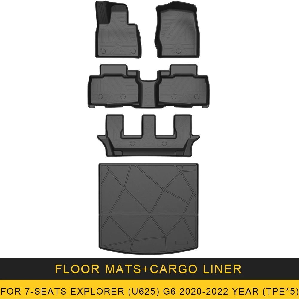 Для Ford Explorer U625 G6 2020-2025 автомобильные коврики всепогодные коврики для ног без запаха водонепроницаемый коврик для лотка аксессуары для интерьера
Для Ford Explorer U625 G6 2020-2025 автомобильные коврики всепогодные коврики для ног без запаха водонепроницаемый коврик для лотка аксессуары для интерьера