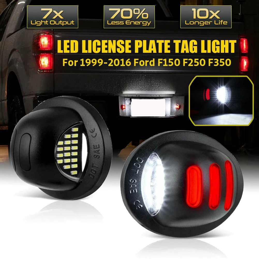 2PCS Car LED License Plate Tag Light Lamp 12V For 1999-6000K - Diamond White 2016 Ford F150 F250 F350 Car Accessories
2PCS Car LED License Plate Tag Light Lamp 12V For 1999-6000K - Diamond White 2016 Ford F150 F250 F350 Car Accessories