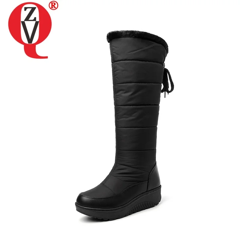 ZVQ Snow Boots 2023 Winter New Style Round Toe Platform Wedges Warm Inside Knee High Boots Good Quality Woman Shoes 35-44 CN
ZVQ Snow Boots 2023 Winter New Style Round Toe Platform Wedges Warm Inside Knee High Boots Good Quality Woman Shoes 35-44 CN