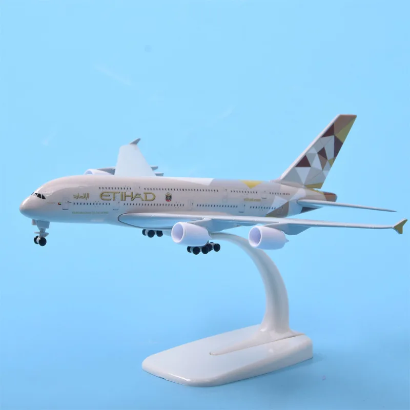 20cm Alloy Metal Air ETIHAD Airbus 380 A380 Airlines Airplane Model Diecast Air Plane Model Aircraft w Wheels Landing Gears
20cm Alloy Metal Air ETIHAD Airbus 380 A380 Airlines Airplane Model Diecast Air Plane Model Aircraft w Wheels Landing Gears