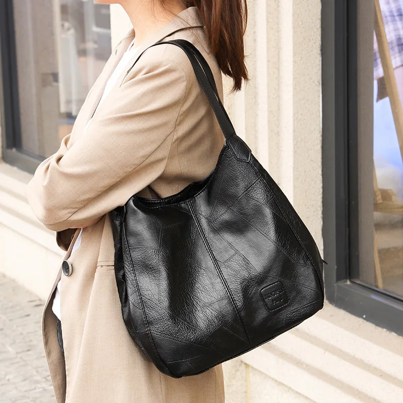 Large Capacity Women's Shoulder Bag 2022 Trend Vintage Europe Style Female Tote Bag Fashion PU Leather Handbag Casual Hobo
Large Capacity Women's Shoulder Bag 2022 Trend Vintage Europe Style Female Tote Bag Fashion PU Leather Handbag Casual Hobo