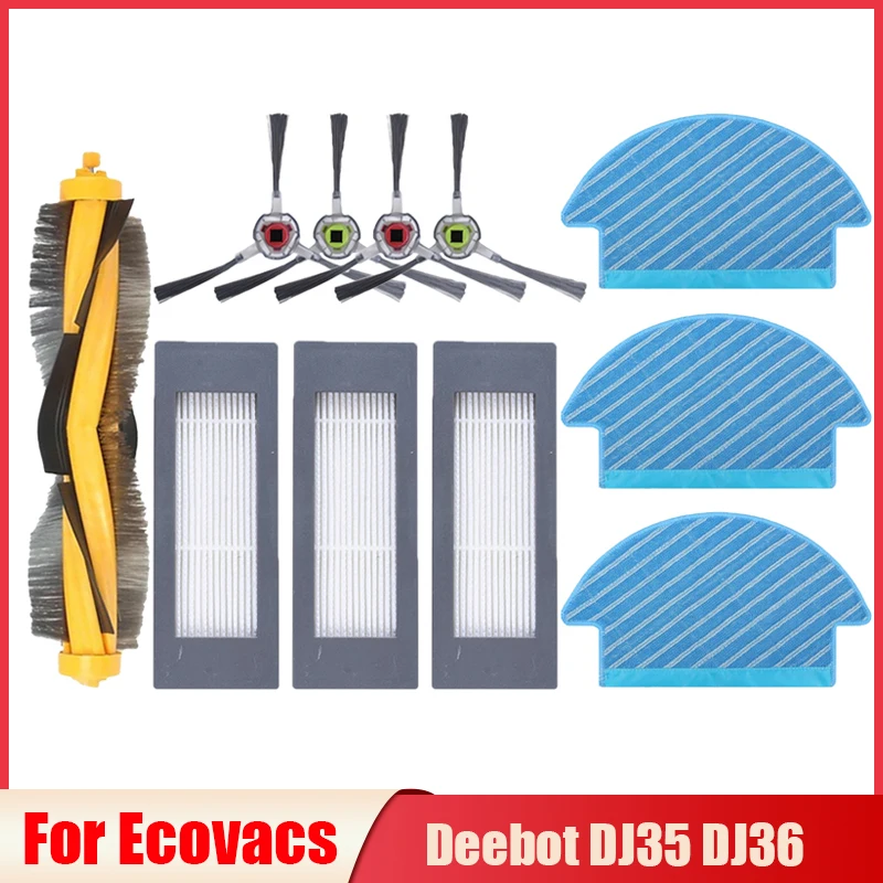 For Ecovacs Deebot DJ35 DJ36 Robotic Vacuum Cleaner Replacement Main Brush Disposable Mop Cloth Hepa Filter Side Brush Parts
For Ecovacs Deebot DJ35 DJ36 Robotic Vacuum Cleaner Replacement Main Brush Disposable Mop Cloth Hepa Filter Side Brush Parts