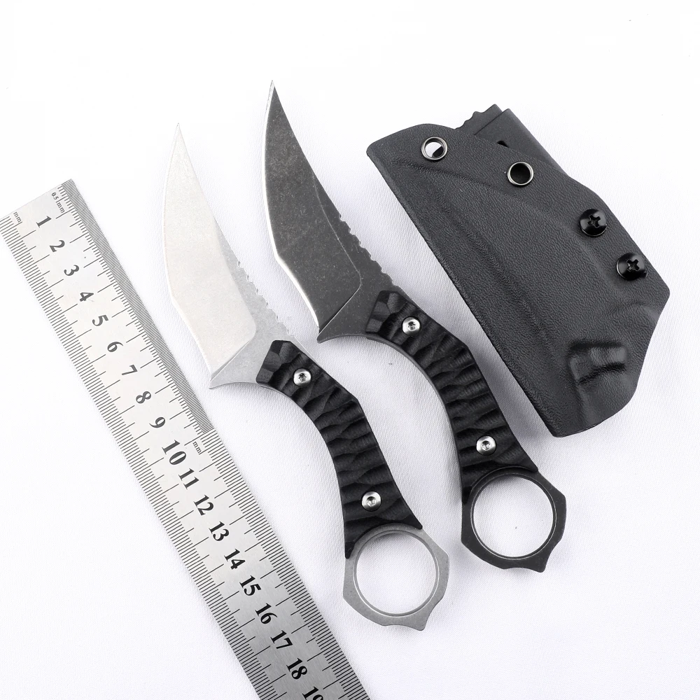 D2 Steel EDC Hand Tool Outdoor Camping Utility Self Defense Weapons Survival Tactical Fixed Blade Hunting Knife G10
D2 Steel EDC Hand Tool Outdoor Camping Utility Self Defense Weapons Survival Tactical Fixed Blade Hunting Knife G10