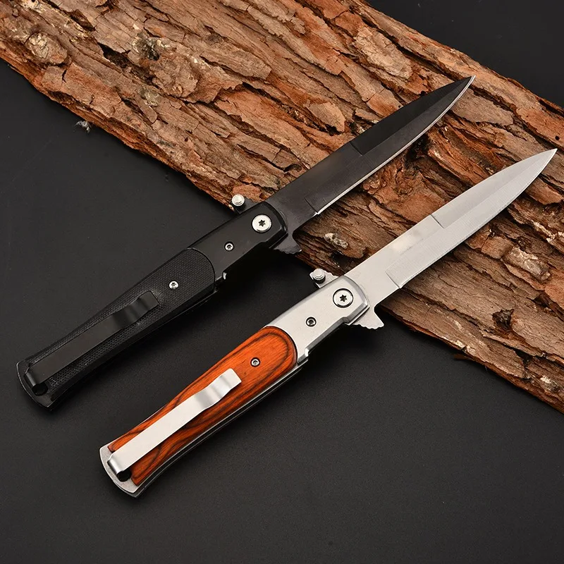 Outdoor Camping Portable High Hardness Stainless Steel Portable Folding Knife
Outdoor Camping Portable High Hardness Stainless Steel Portable Folding Knife