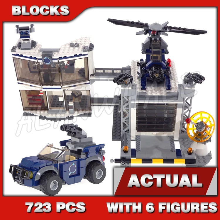 723pcs Super Fighters Revengers 2-level Headquarters Compound Battle Offroader 11262 Building Blocks Toys Compatible With Model
723pcs Super Fighters Revengers 2-level Headquarters Compound Battle Offroader 11262 Building Blocks Toys Compatible With Model
