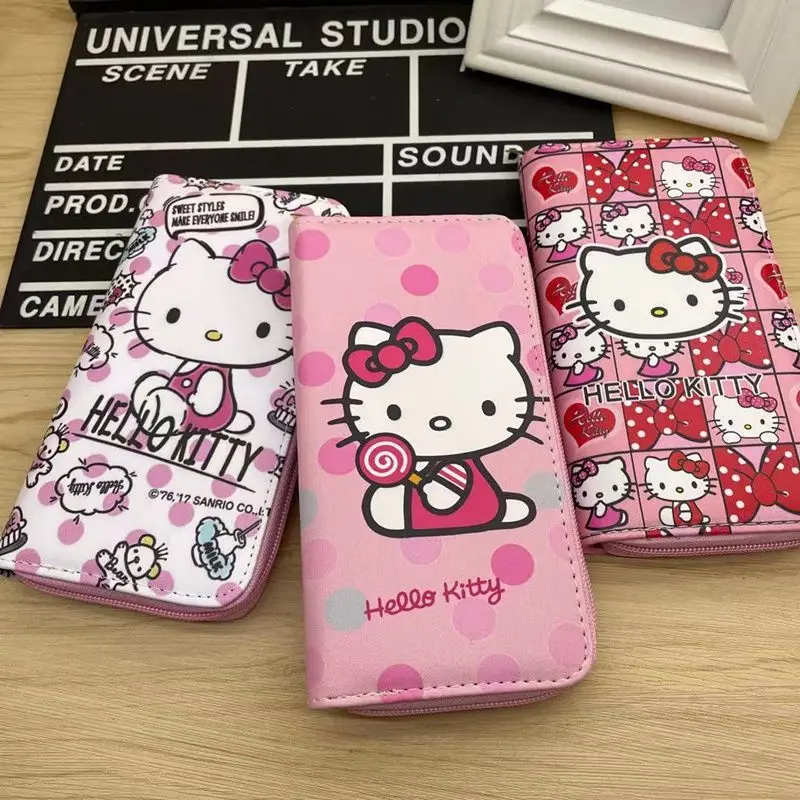 New Kawaii Sanrioed Wallet Cartoon Anime Series Cute Girl Heart Large Capacity Card Bag Multi Functional Wallet Gift for Girls
New Kawaii Sanrioed Wallet Cartoon Anime Series Cute Girl Heart Large Capacity Card Bag Multi Functional Wallet Gift for Girls