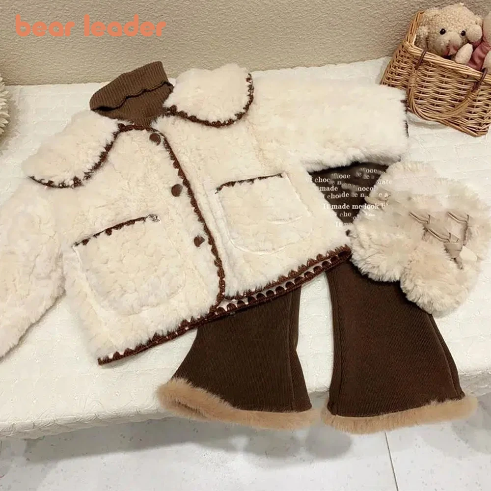 Bear Leader/зимнее кашемировое толстое шерстяное пальто в Корейском стиле для маленьких девочек, 2 предмета, кашемировые брюки Одежда для малень...
Bear Leader/зимнее кашемировое толстое шерстяное пальто в Корейском стиле для маленьких девочек, 2 предмета, кашемировые брюки Одежда для малень...