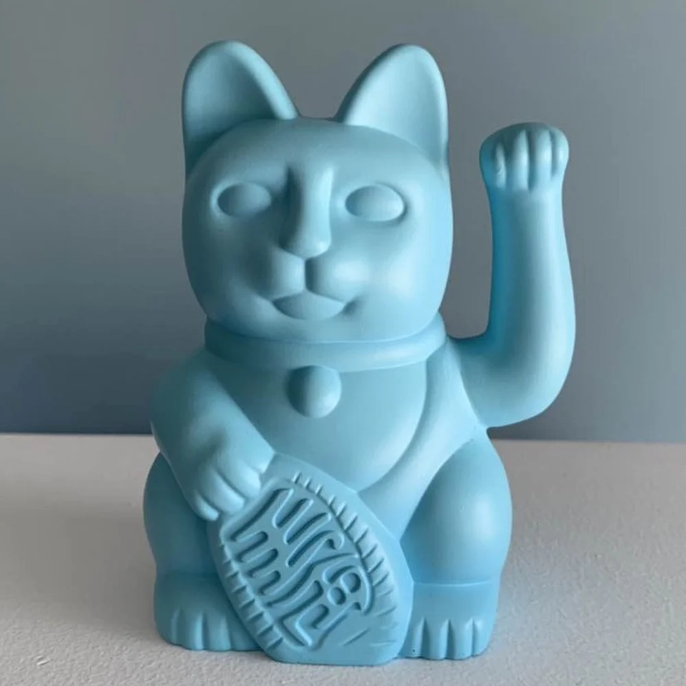 Resin Lucky Cat Japanese Decorative Cat Best Gift for Good Luck Kitty Room Home Decor Modern In Elegant Matt Color 15 Cm High
Resin Lucky Cat Japanese Decorative Cat Best Gift for Good Luck Kitty Room Home Decor Modern In Elegant Matt Color 15 Cm High