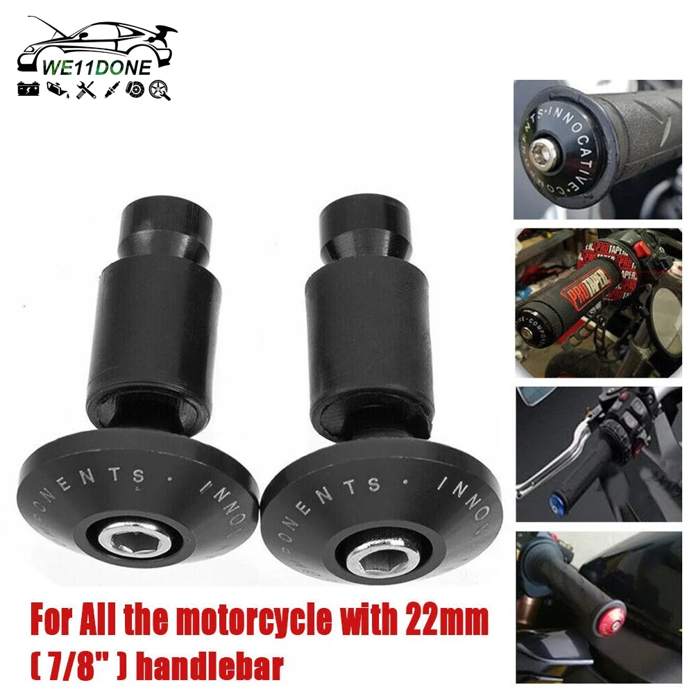 Universal 7/8" CNC Motorcycle Anti-Vibration Handlebar Grip Ends Motocross Handle Plug Weights Anti Vibration Slider Aluminum
Universal 7/8" CNC Motorcycle Anti-Vibration Handlebar Grip Ends Motocross Handle Plug Weights Anti Vibration Slider Aluminum
