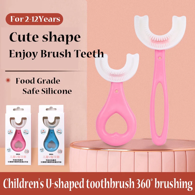 New Children'S Infant Toothbrush U Silicon Toothbrush Mouth-Cleaning Manual Cartoon Pattern Hand-Held Version 2-12T
New Children'S Infant Toothbrush U Silicon Toothbrush Mouth-Cleaning Manual Cartoon Pattern Hand-Held Version 2-12T