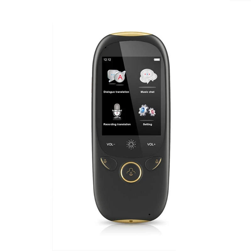 75 Languages Two-Way Translator 2-Inch WiFi Touch Screen Portable Real-Time Translator for Conference Travel Learning
75 Languages Two-Way Translator 2-Inch WiFi Touch Screen Portable Real-Time Translator for Conference Travel Learning