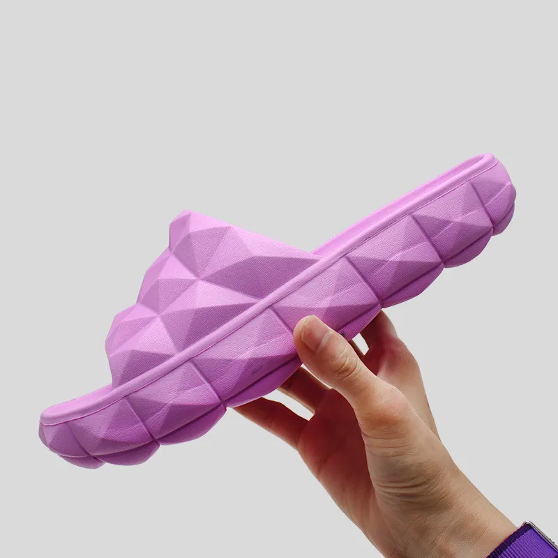 Summer Slippers for Women Girls Fashion Big Diamond Prism Slides Bright Colorful Outdoor Beach Shoes Toe Open Courtyard Sandals
Summer Slippers for Women Girls Fashion Big Diamond Prism Slides Bright Colorful Outdoor Beach Shoes Toe Open Courtyard Sandals