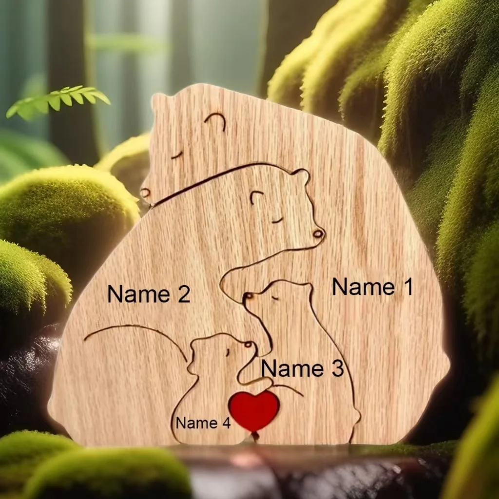 Деревянная головоломка "Семья медведей"
Деревянная головоломка "Семья медведей"