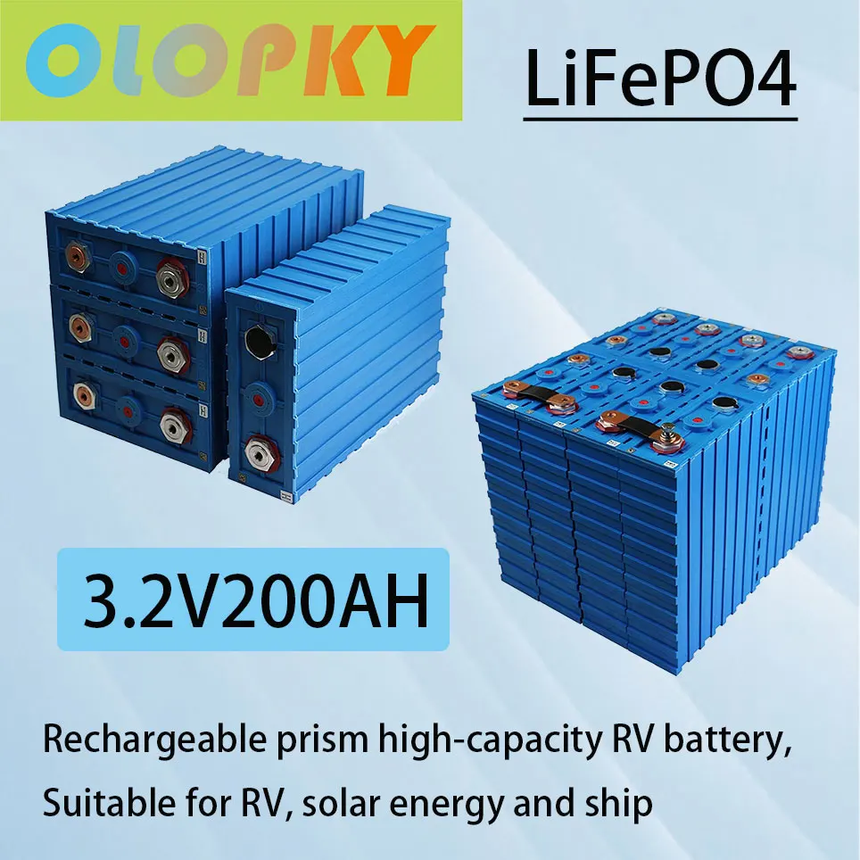 2021 Lithium iron phosphate battery, 3.2v200ah lithium iron phosphate FePO4, suitable for RV, solar energy and ship
2021 Lithium iron phosphate battery, 3.2v200ah lithium iron phosphate FePO4, suitable for RV, solar energy and ship