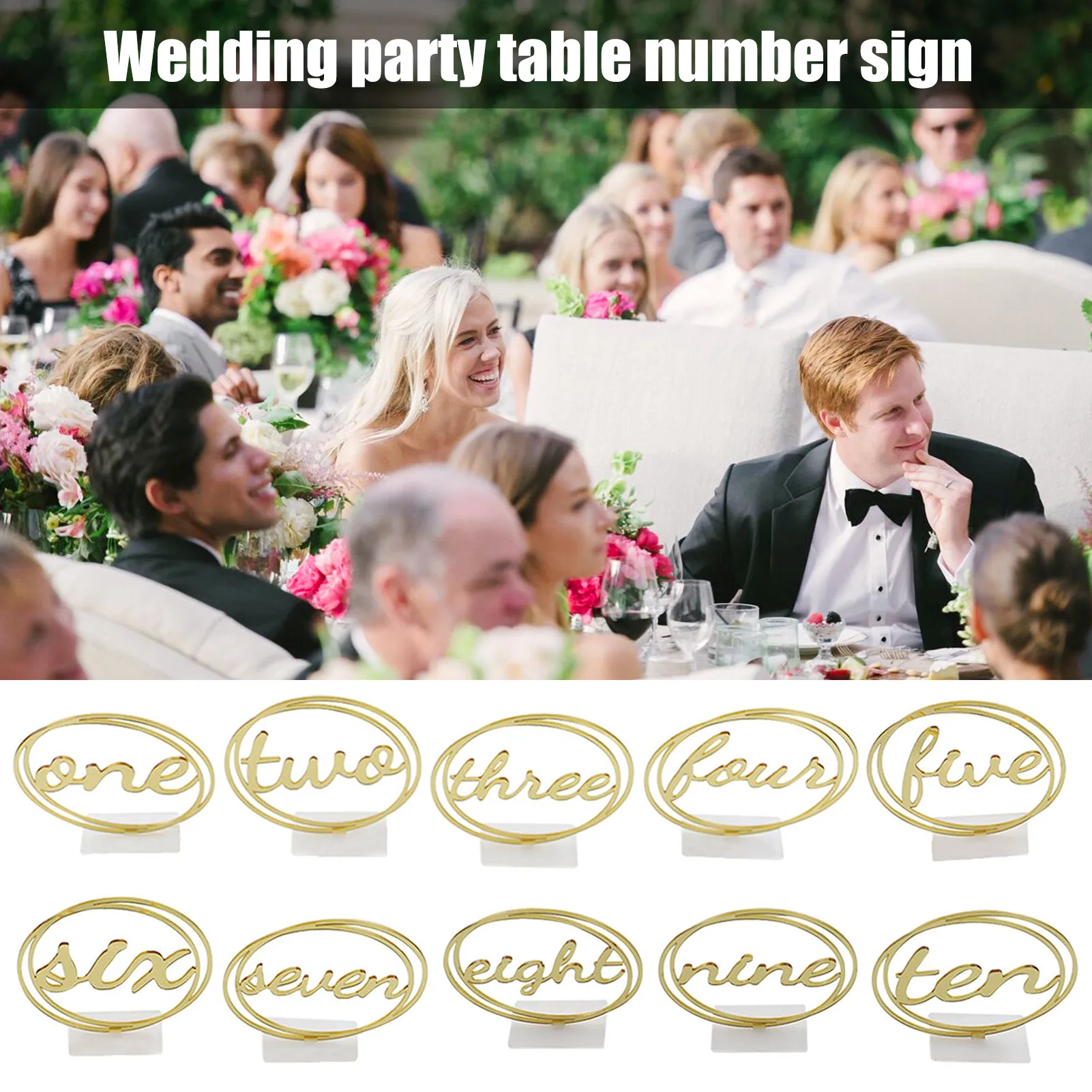 Calligraphy Acrylic Table Number for Wedding Golden Table Numbers with Holder Base for Wedding Party Events Catering 10 Pieces
Calligraphy Acrylic Table Number for Wedding Golden Table Numbers with Holder Base for Wedding Party Events Catering 10 Pieces