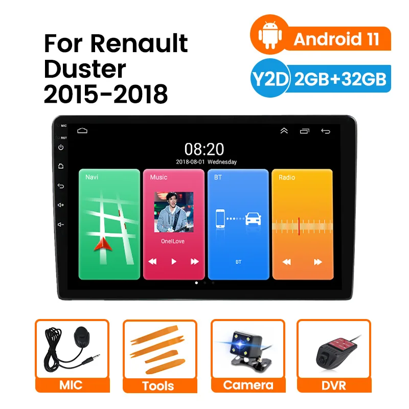 Автомагнитола на Android 11 RDS, мультимедийный видеоплеер для Renault Duster, Dacia, Duster 2015, 2016, 2017, 2018, GPS-навигация, 2 din, DVD
Автомагнитола на Android 11 RDS, мультимедийный видеоплеер для Renault Duster, Dacia, Duster 2015, 2016, 2017, 2018, GPS-навигация, 2 din, DVD