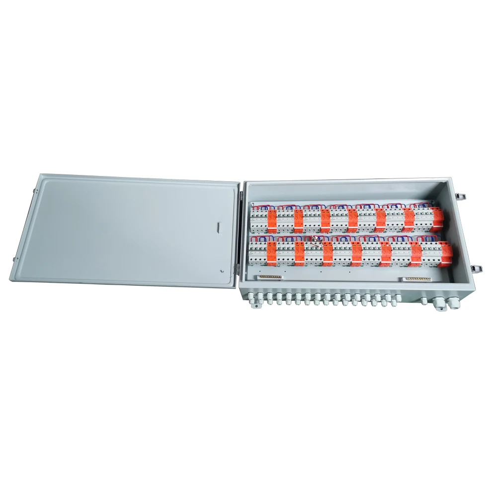 SNDB-PV14/14 SUNNOM 14 input 14 output Solar Pv DC combiner box with busbar
SNDB-PV14/14 SUNNOM 14 input 14 output Solar Pv DC combiner box with busbar
