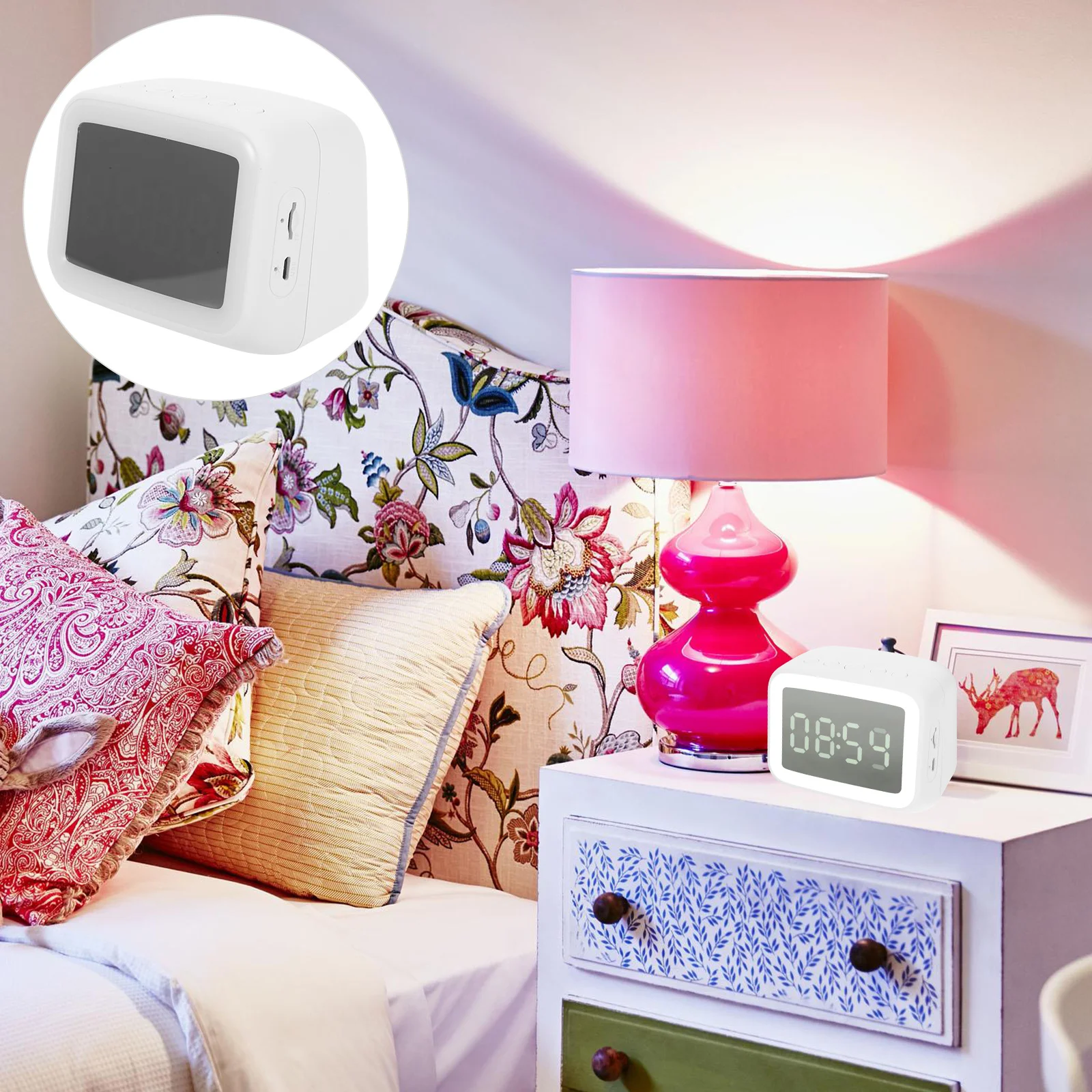 Bedroom Clock Night Light Alarm Multi-functional Speaker Mini Home Clocks Bedside Luminous
Bedroom Clock Night Light Alarm Multi-functional Speaker Mini Home Clocks Bedside Luminous
