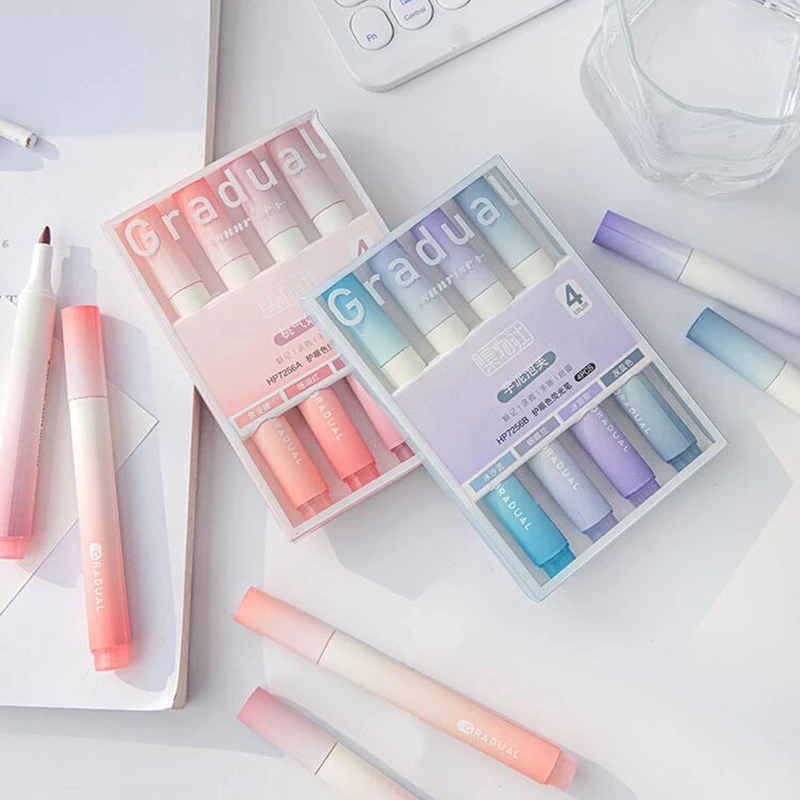 4pcs Ins Macaron Highlighter Pens Kawaii Marker Pen Spot Liner Korean Stationery Drawing Painting Markers School Office School
4pcs Ins Macaron Highlighter Pens Kawaii Marker Pen Spot Liner Korean Stationery Drawing Painting Markers School Office School