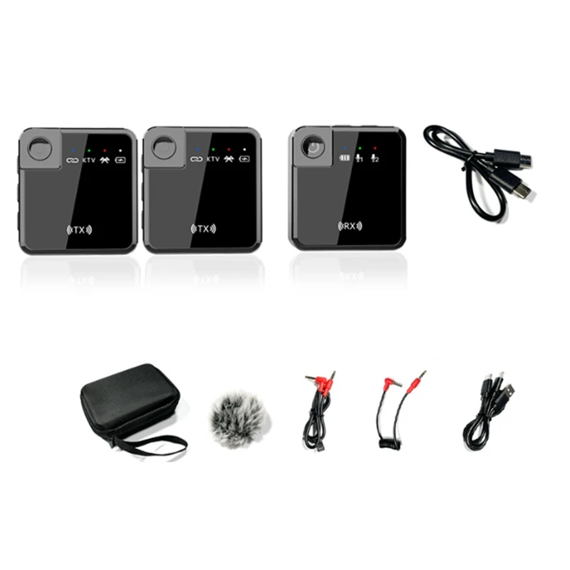 Wireless Lavalier Microphone Outdoor Noise Reduction Live Lavalier Microphone 2.4G Wireless Transmission Microphone
Wireless Lavalier Microphone Outdoor Noise Reduction Live Lavalier Microphone 2.4G Wireless Transmission Microphone
