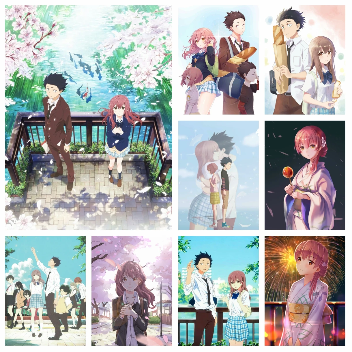 5D Anime Silent Voice Diamond Art Painting Kit Japanese Cartoon Movie Cross Stitch Embroidery Picture Mosaic Craft Bedroom Decor
5D Anime Silent Voice Diamond Art Painting Kit Japanese Cartoon Movie Cross Stitch Embroidery Picture Mosaic Craft Bedroom Decor