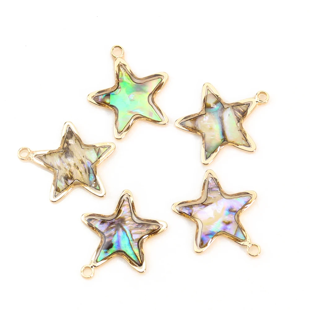 2pc Gold Abalone Shell Paper Drop Oil Charms Star Ocean Paua Starfish Pendant Earring Dangle Necklace DIY Woman Jewelry Making
2pc Gold Abalone Shell Paper Drop Oil Charms Star Ocean Paua Starfish Pendant Earring Dangle Necklace DIY Woman Jewelry Making