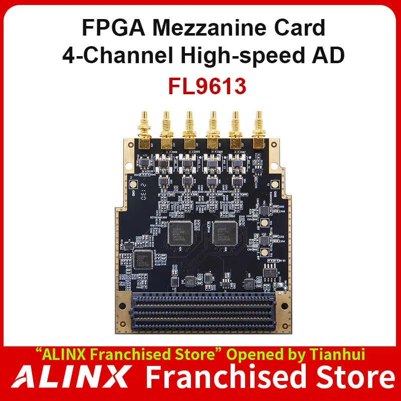 

ALINX FL9613: FMC LPC to 4-Channel AD 12-bit 250MSPS Adapter Card FMC Daughter Board for FPGA