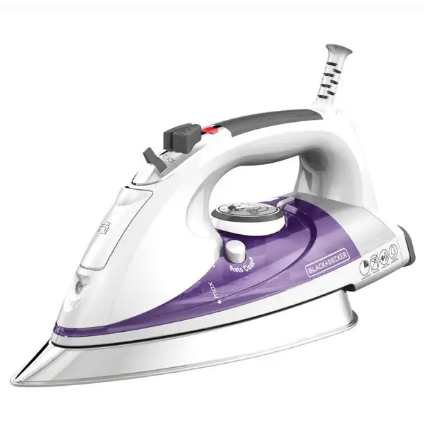 Black+, Professional Steam Iron with Stainless Steel Soleplate, Purple, IR1350S-T
Black+, Professional Steam Iron with Stainless Steel Soleplate, Purple, IR1350S-T