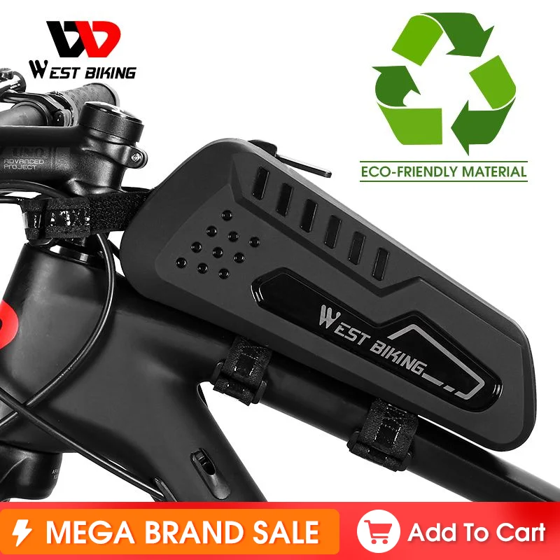 WEST BIKING Bike Top Tube Bag ECO-Friendly Waterproof Front Frame Case MTB Road Bicycle Pannier Hard Shell Cycling Accessories
WEST BIKING Bike Top Tube Bag ECO-Friendly Waterproof Front Frame Case MTB Road Bicycle Pannier Hard Shell Cycling Accessories