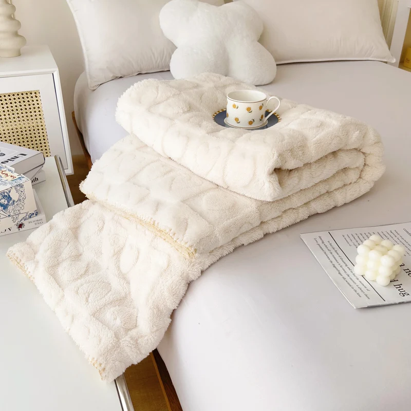 Jacquard Fleece Blanket Flannel Fleece Soft Adult Bed Cover Winter Warm Stitch Fluffy Bed Linen Bedspread for Sofa Bedroom
Jacquard Fleece Blanket Flannel Fleece Soft Adult Bed Cover Winter Warm Stitch Fluffy Bed Linen Bedspread for Sofa Bedroom