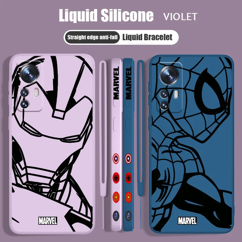 Marvel Spiderman Iron Man For Xiaomi Mi 13 12T 12S 12X 11i 11X 11T 10T 10S Lite Pro Ultra Liquid Left Rope Soft Phone Case
Marvel Spiderman Iron Man For Xiaomi Mi 13 12T 12S 12X 11i 11X 11T 10T 10S Lite Pro Ultra Liquid Left Rope Soft Phone Case