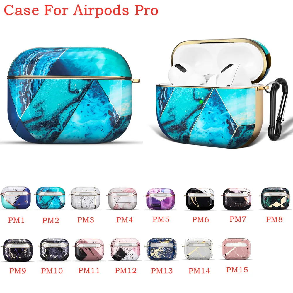 For Airpods 3 2 1 earphone case Electroplated marble Wireless headset protective case with keychain luxury For airpods case cove
For Airpods 3 2 1 earphone case Electroplated marble Wireless headset protective case with keychain luxury For airpods case cove