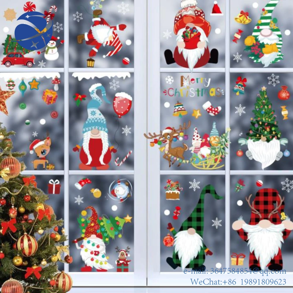 YunyiWindow Wall Stickers Decoration Holiday Sticker Clings for Christmas Celebration Double-Sided Pattern Snowflake Party Decor
YunyiWindow Wall Stickers Decoration Holiday Sticker Clings for Christmas Celebration Double-Sided Pattern Snowflake Party Decor