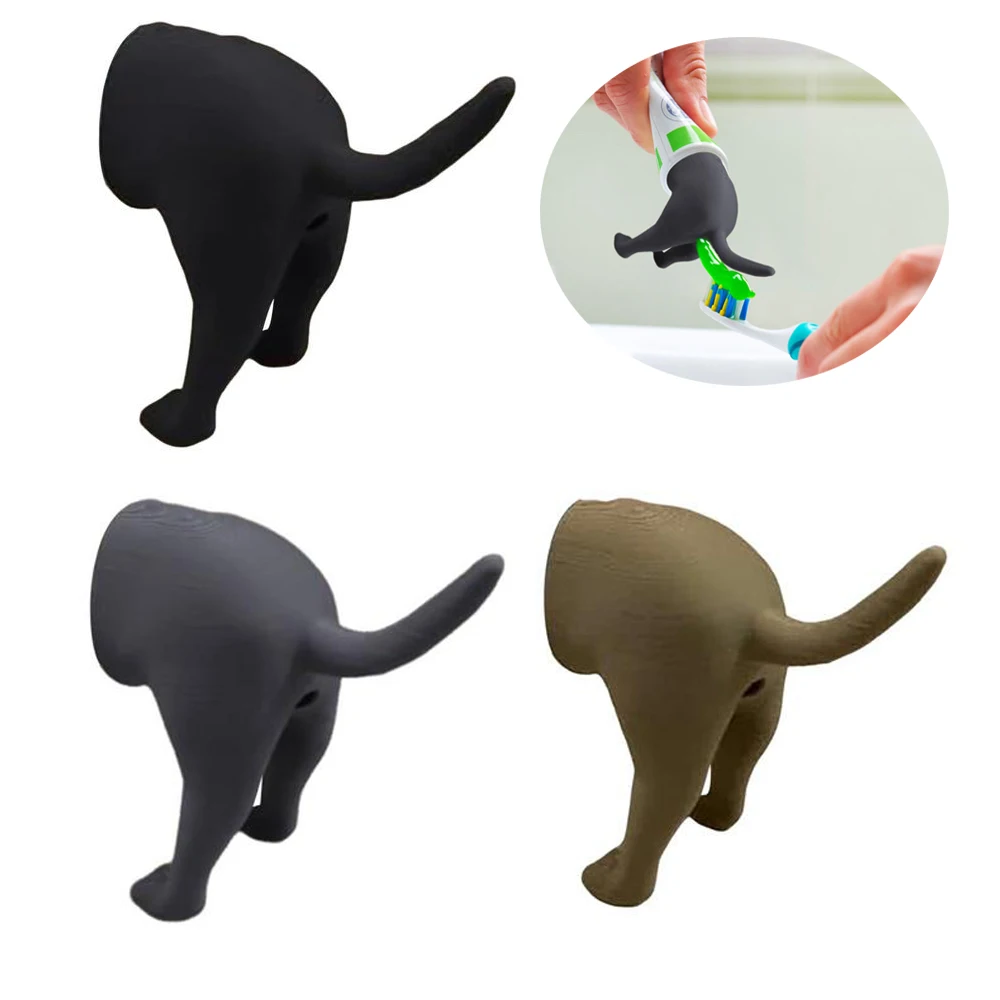 

Funny Dog Butt Pooping Toothpaste Squeezer Creative Tooth Paste Dispenser Prank Gift Bathroom Accessories For Kids And Adults