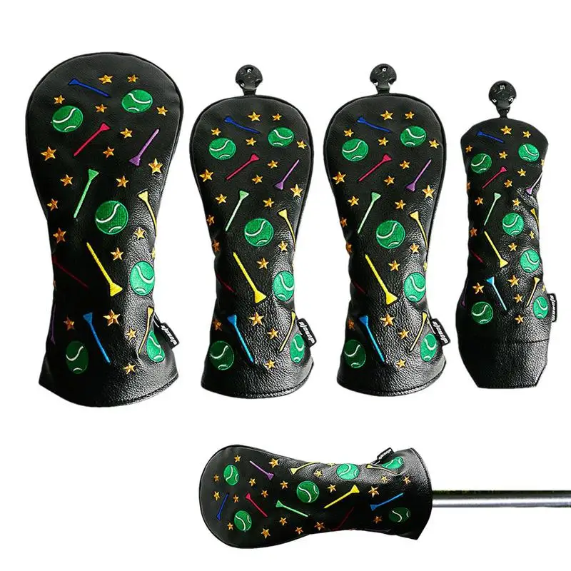 Golf Club Covers 4 Pcs Portable Pu Leather Club Head Covers Set Head Covers For Driver Fairway Woods And Hybrid Driver Headcover
Golf Club Covers 4 Pcs Portable Pu Leather Club Head Covers Set Head Covers For Driver Fairway Woods And Hybrid Driver Headcover