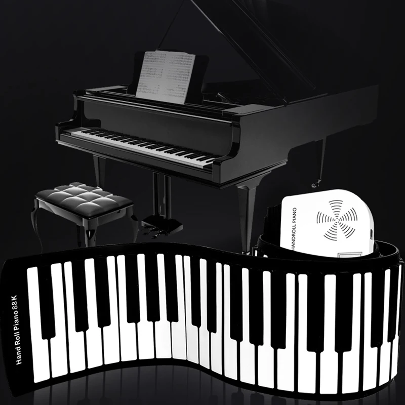 Adults Folding Electronic Piano Keyboard Roll Up Portable Electronic Keyboard Musical Teclado Musical Piano Musical Instrument
Adults Folding Electronic Piano Keyboard Roll Up Portable Electronic Keyboard Musical Teclado Musical Piano Musical Instrument
