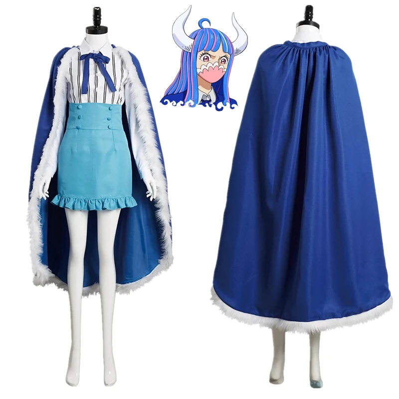 Anime One Piece Cosplay Costume Ulti Women Uniform Outfits Dress With Cloak Halloween Party Suit
Anime One Piece Cosplay Costume Ulti Women Uniform Outfits Dress With Cloak Halloween Party Suit