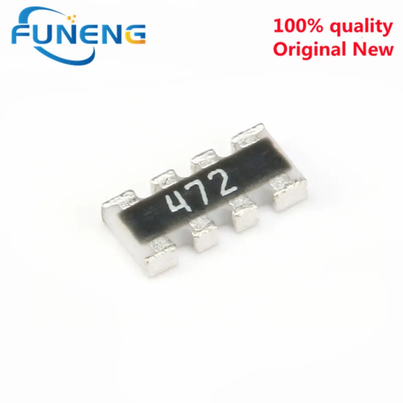 100PCS 0603*4 8P4R 2*4P Network Resistor SMD array 0 ~ 1M 1 10 22 47 100 220 330 470 1K 2.2K 4.7K 10K 22K 47K 100K 220K 470K oh
100PCS 0603*4 8P4R 2*4P Network Resistor SMD array 0 ~ 1M 1 10 22 47 100 220 330 470 1K 2.2K 4.7K 10K 22K 47K 100K 220K 470K oh