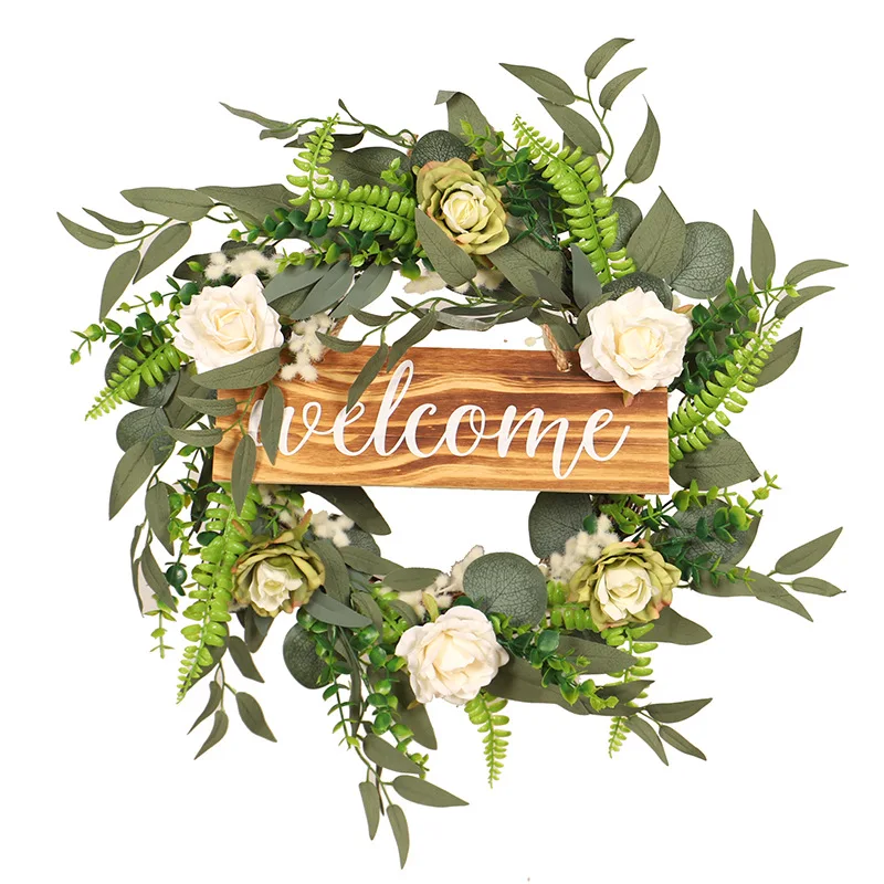 Artificial Rose Flower Willow Plank Wreath With Berries for Door Wall Home Hello Wreath nameplate wreath ornament door hanging
Artificial Rose Flower Willow Plank Wreath With Berries for Door Wall Home Hello Wreath nameplate wreath ornament door hanging